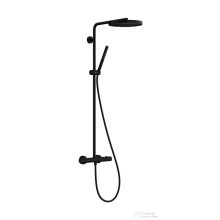   Hansgrohe Pulsify S Puro termosztátos zuhanyrendszer 1 funkciós kézizuhannyal,matt fekete 24222670