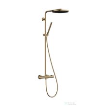   Hansgrohe Pulsify S Puro termosztátos zuhanyrendszer 1 funkciós kézizuhannyal,szálcsiszolt bronz 24223140