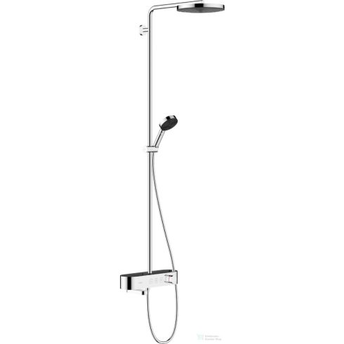 Hansgrohe PULSIFY Showerpipe 260 Showertablet termosztátos zuhanyrendszer kádtöltővel,króm 24230000