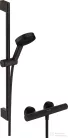 Hansgrohe Ecostat Fine termosztátos zuhany csaptelep,Pulsify Select S 66,9 cm-es rudas zuhanyszettel,matt fekete 24262670
