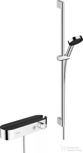 Hansgrohe Pulsify Select S 1 jet termosztátos zuhanycsaptelep rudas zuhanyszettel,króm 24270000