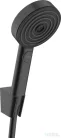 Hansgrohe PULSIFY Select S zuhanyszett fix zuhanytartóval,125 cm-es gégecsővel, matt fekete 24302670