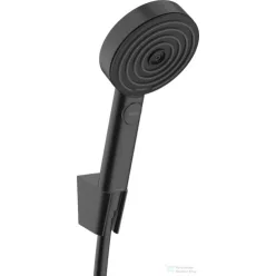   Hansgrohe PULSIFY Select S zuhanyszett fix zuhanytartóval,125 cm-es gégecsővel, matt fekete 24302670