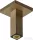 Hansgrohe E 10 cm-es mennyezeti zuhanykar,szálcsiszolt bronz 24338140