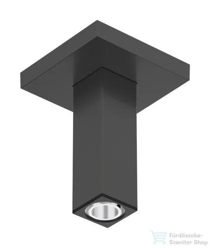 Hansgrohe E 10 cm-es mennyezeti zuhanykar, szálcsiszolt fekete króm 24338340