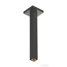  Hansgrohe E 30 cm-es mennyezeti zuhanykar, szálcsiszolt fekete króm 24339340