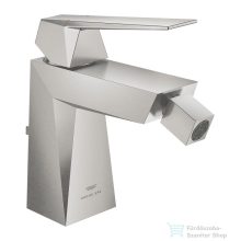   Grohe ALLURE BRILLANT bidé csaptelep, automata leeresztővel, Supersteel 24347DC0