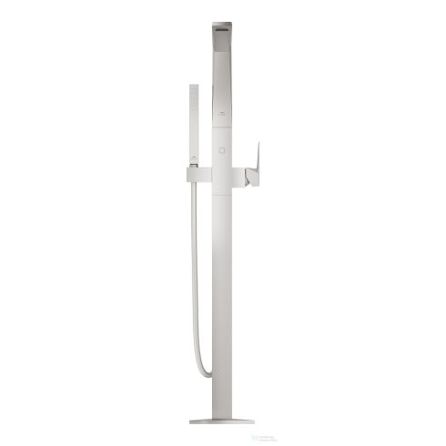 Grohe ALLURE BRILLANT szabadon álló kádtöltő csaptelep zuhanyszettel,alaptest nélkül,Supersteel 24348DC0