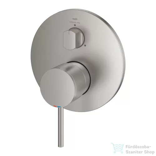 Grohe ATRIO falsík alatti kád/zuhany csaptelep,Supersteel 24356DC0