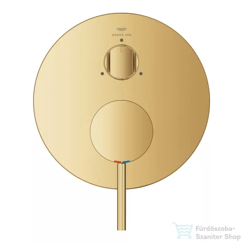 Grohe ATRIO falsík alatti kád/zuhany csaptelep 3 fogyasztóhoz,Cool Sunrise 24356GL0