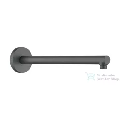   Hansgrohe 390 mm-es zuhanykar, szálcsiszolt fekete króm 24357340