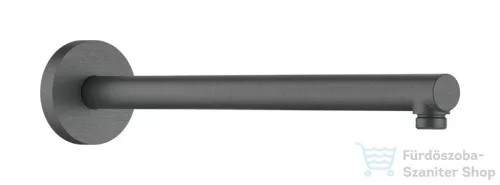 Hansgrohe 390 mm-es zuhanykar, szálcsiszolt fekete króm 24357340