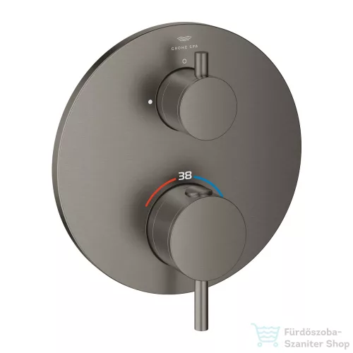 Grohe ATRIO falsík alatti termosztátos kád/zuhany csaptelep,Brushed Hard Graphite 24357AL0