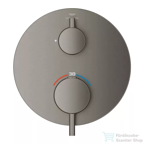 Grohe ATRIO falsík alatti termosztátos kád/zuhany csaptelep,Brushed Hard Graphite 24357AL0