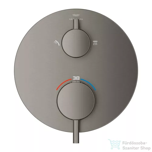 Grohe ATRIO falsík alatti termosztátos kád/zuhany csaptelep,Brushed Hard Graphite 24358AL0