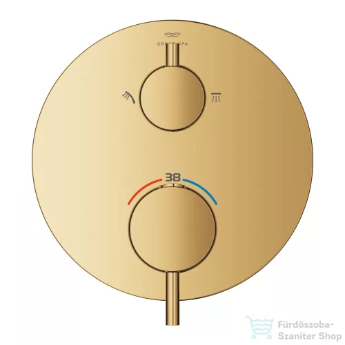 Grohe ATRIO falsík alatti termosztátos kád/zuhany csaptelep,Cool Sunrise 24358GL0