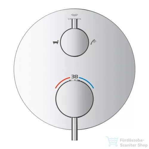 Grohe ATRIO falsík alatti termosztátos kád/zuhany csaptelep,Króm 24359000