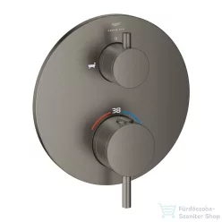   Grohe ATRIO falsík alatti termosztátos kád/zuhany csaptelep,Brushed Hard Graphite 24359AL0