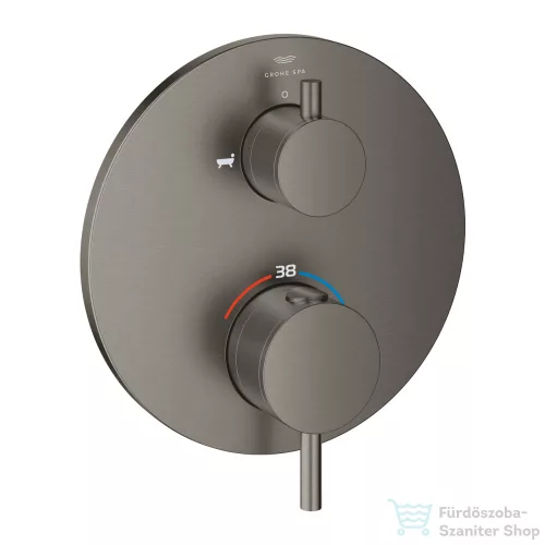 Grohe ATRIO falsík alatti termosztátos kád/zuhany csaptelep,Brushed Hard Graphite 24359AL0