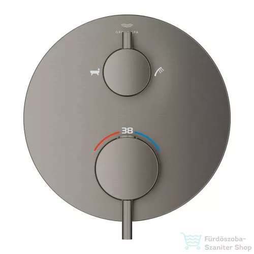 Grohe ATRIO falsík alatti termosztátos kád/zuhany csaptelep,Brushed Hard Graphite 24359AL0