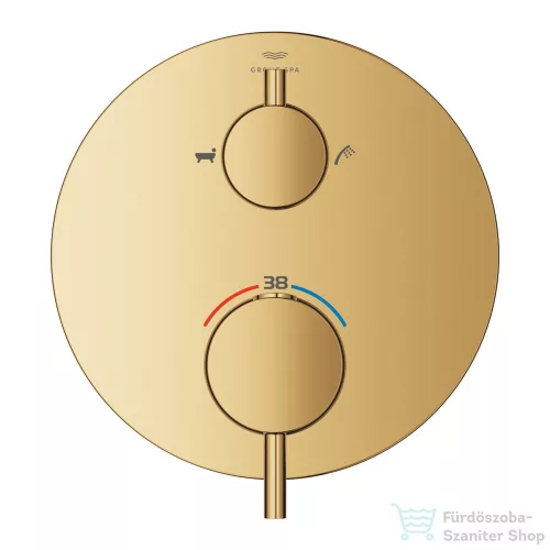 Grohe ATRIO falsík alatti termosztátos kád/zuhany csaptelep,Cool Sunrise 24359GL0