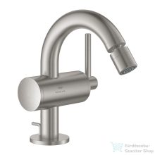   Grohe ATRIO bidé csaptelep automata leeresztővel,Supersteel 24364DC0