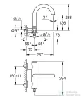 Grohe ATRIO kádtöltő csaptelep zuhanyszett nélkül,Cool Sunrise 24367GL0