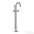 Grohe ATRIO szabadon álló kádtöltő csaptelep zuhanyszettel,alaptest nélkül,Supersteel 24368DC0