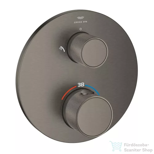 Grohe ATRIO PRIVATE falsík alatti termosztátos kád/zuhany csaptelep,Brushed Hard Graphite 24396AL0