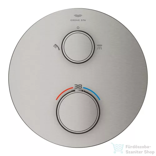 Grohe ATRIO PRIVATE falsík alatti termosztátos kád/zuhany csaptelep,Supersteel 24396DC0