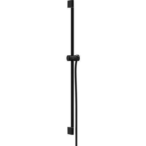 Hansgrohe Pulsify Unica S 90 zuhanyrúd tartóval és 160 cm-es gégecsővel,matt fekete 24401670