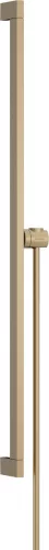 Hansgrohe Unica E Puro 90 zuhanyrúd tartóval és 160 cm-es gégecsővel,szálcsiszolt bronz 24403140