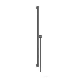   Hansgrohe Unica E Puro 90 zuhanyrúd tartóval és 160 cm-es gégecsővel,szálcsiszolt fekete króm 24403340