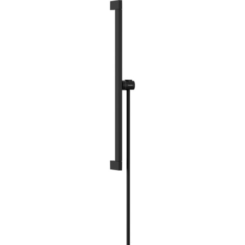 Hansgrohe Unica E Puro 65 zuhanyrúd tartóval és 160 cm-es gégecsővel,matt fekete 24404670