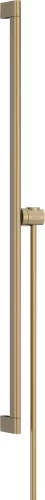 Hansgrohe Unica S Puro 90 zuhanyrúd tartóval és 160 cm-es gégecsővel,szálcsiszolt bronz 24405140