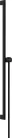 Hansgrohe Unica S Puro 90 zuhanyrúd tartóval és 160 cm-es gégecsővel,matt fekete 24405670