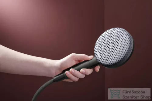 Hansgrohe Raindance ALIVE 3S kézizuhany 3 funkcióval, szálcsiszolt fekete króm 24500340
