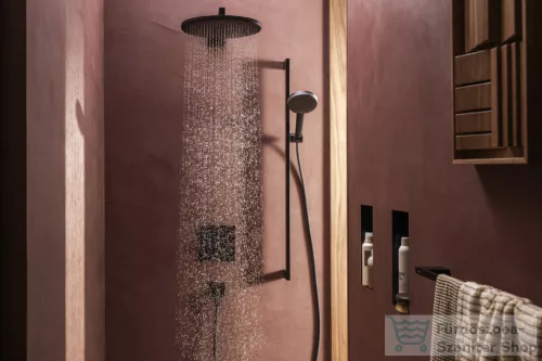 Hansgrohe RAINDANCE ALIVE S Ecosmart 30 cm-es fejzuhany, matt fekete 24521670