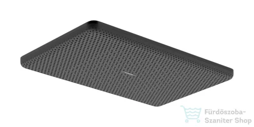 Hansgrohe RAINDANCE ALIVE Q 21,4x34,3 cm-es fejzuhany, szálcsiszolt fekete króm 24530340