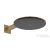 Hansgrohe RAINDANCE ALIVE S 300 2 funkciós fejzuhany zuhanykarral, alaptest nélkül, szálcsiszolt bronz 24540140