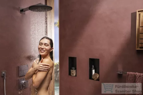 Hansgrohe RAINDANCE ALIVE S 300 Ecosmart 2 funkciós fejzuhany zuhanykarral, alaptest nélkül, króm 24541000