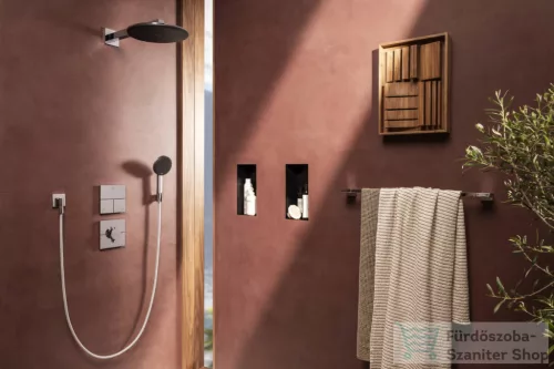 Hansgrohe RAINDANCE ALIVE S 300 Ecosmart 2 funkciós fejzuhany zuhanykarral, alaptest nélkül, króm 24541000