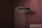 Hansgrohe RAINDANCE ALIVE S 300 Ecosmart 2 funkciós fejzuhany zuhanykarral, alaptest nélkül, szálcsiszolt fekete króm 24541340