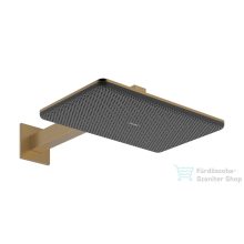   Hansgrohe RAINDANCE ALIVE Q 210/340 2 funkciós fejzuhany zuhanykarral, alaptest nélkül, szálcsiszolt bronz 24550140