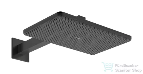 Hansgrohe RAINDANCE ALIVE Q 210/340 Ecosmart 2 funkciós fejzuhany zuhanykarral, alaptest nélkül, szálcsiszolt fekete króm 24551340