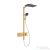 Hansgrohe RAINDANCE ALIVE Q Puro Showerpipe 210/340 1 jet termosztátos zuhanyrendszer, szálcsiszolt bronz 24580140