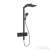 Hansgrohe RAINDANCE ALIVE Q Puro Showerpipe 210/340 1 jet termosztátos zuhanyrendszer, matt fekete 24580670