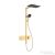 Hansgrohe RAINDANCE ALIVE Q Puro Showerpipe 210/340 Ecosmart 1 jet termosztátos zuhanyrendszer, polírozott arany hatású 24581990