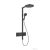 Hansgrohe RAINDANCE ALIVE S 1 jet termosztátos zuhanyrendszer, szálcsiszolt fekete króm 24582340