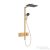 Hansgrohe RAINDANCE ALIVE Q Puro Showerpipe 210/340 2 jet termosztátos zuhanyrendszer, szálcsiszolt bronz 24590140